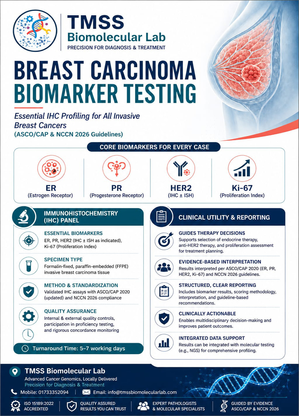 Breast Carcinoma Biomarker Testing